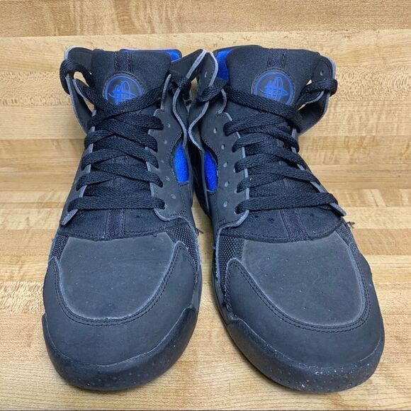 2014 NIKE FLIGHT HUARACHE GS BLACK 6.5Y women’s 8 - Picture 4 of 8